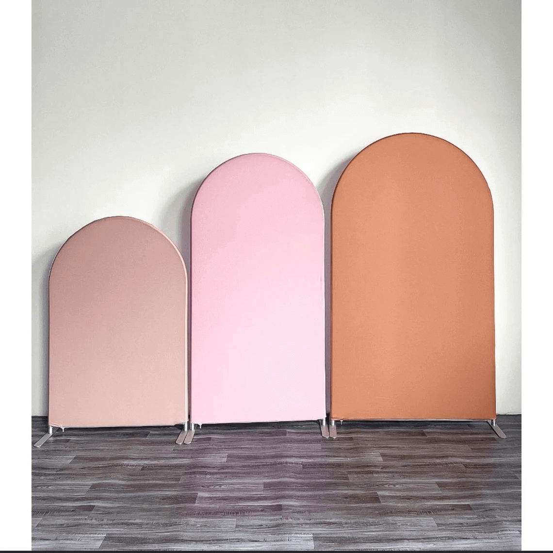 Nude Pink Arched Backdrop Covers Double-sided Fabric Party Chiara Arch –  webackdrops