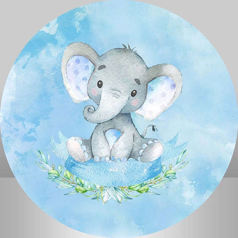 Blue elephant fashion baby