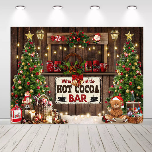 Christmas Party Photo Booth Backdrop Baby Family Portrait Photography Backgrounds