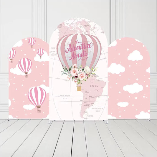 Adventure Travel Arch Backdrop Baby Shower Arched Background