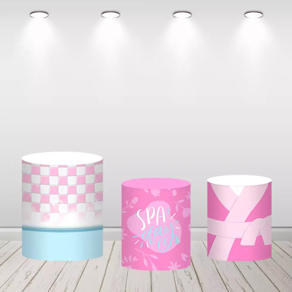 Spa Girls Birthday Round Backdrop Party Decor