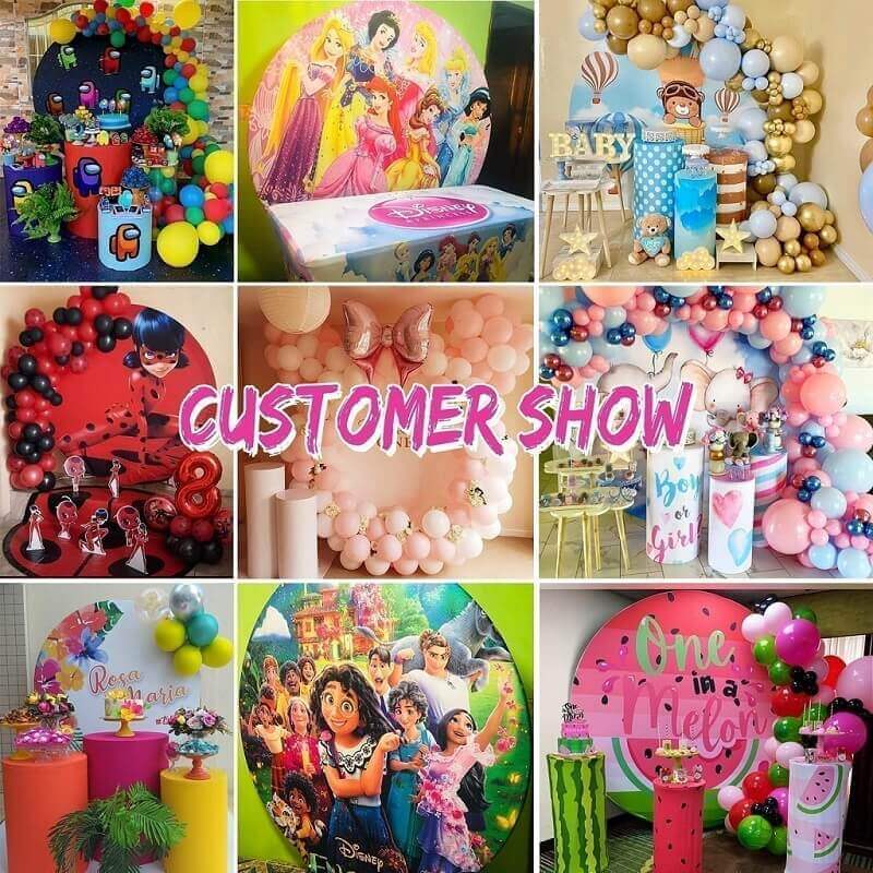 Baby shower cartoon shops themes for a girl